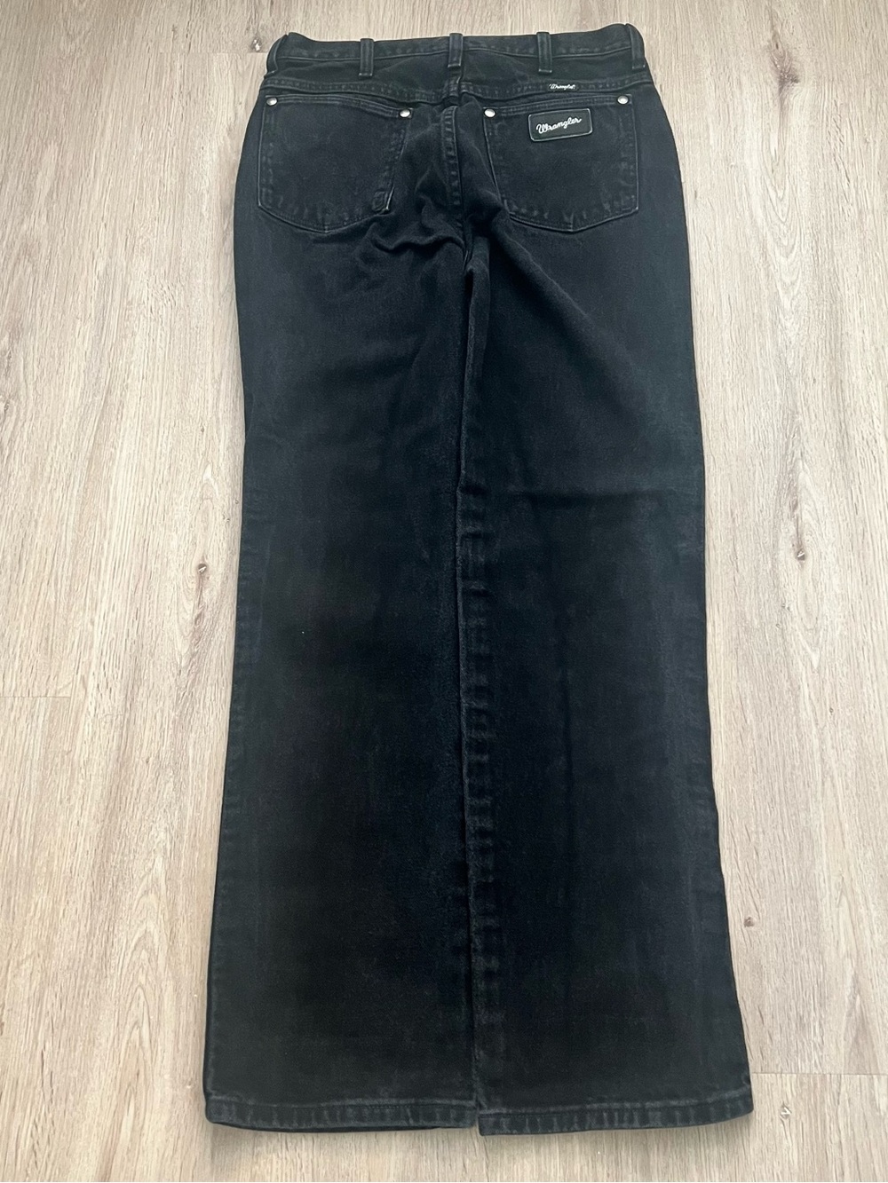 Wrangler Cowboy Cut Silver Edition Slim Fit Jeans Mens 31x32 Black Denim 933SEWK